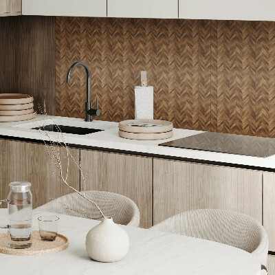 Panneau mural pvc Motif de planche à chevrons