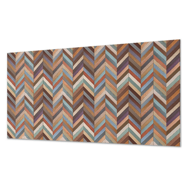 Revêtement mural intérieur Motif en bois à chevrons