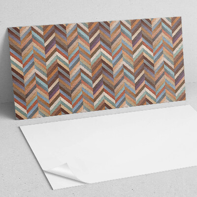 Revêtement mural intérieur Motif en bois à chevrons