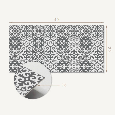 Panneau décoratif intérieur Motifs décoratifs sur les carreaux