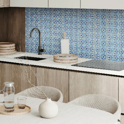 Panneau mural pvc Motif de tuile avec ornements
