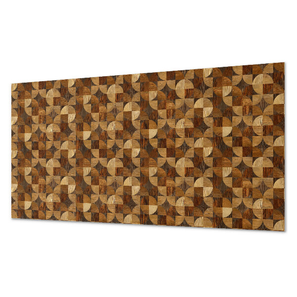 Panneau décoratif intérieur Motif géométrique en bois