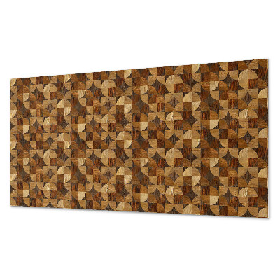 Panneau décoratif intérieur Motif géométrique en bois