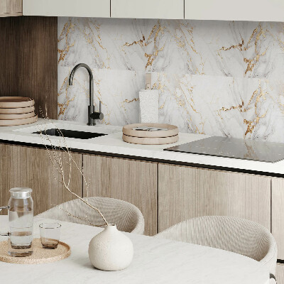 Panneau décoratif intérieur Marbre élégant avec veines