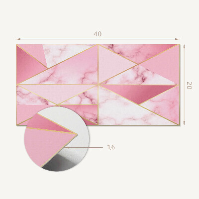 Panneau mural pvc Motifs géométriques avec des billes