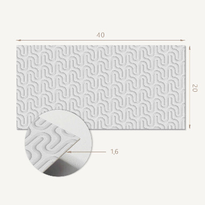 Panneau mural pvc Vagues en texture 3D