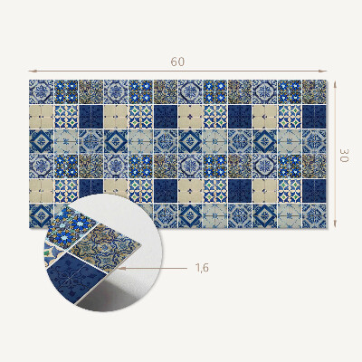 Panneau décoratif intérieur Motif de carreaux de mosaïque