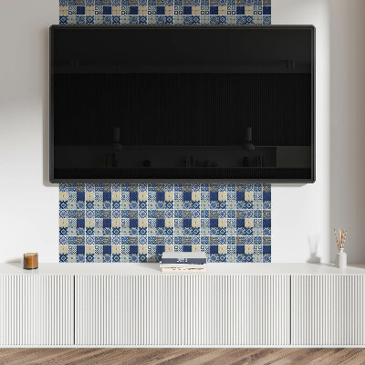 Panneau décoratif intérieur Motif de carreaux de mosaïque