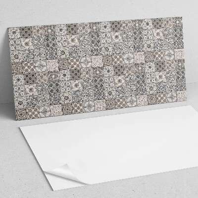 Panneau mural pvc Motifs de mosaïque sur le fond