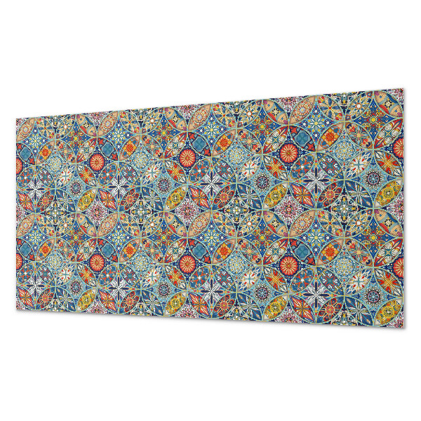 Panneau décoratif intérieur Motif mandala multicolore