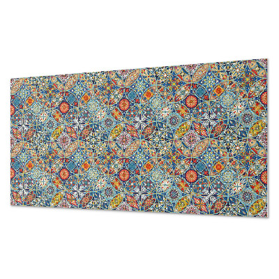 Panneau décoratif intérieur Motif mandala multicolore