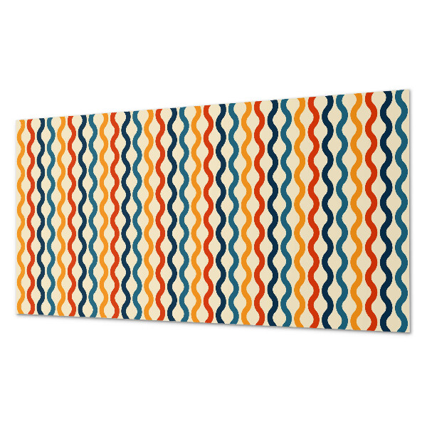 Panneau décoratif intérieur Des vagues dans un motif rythmique