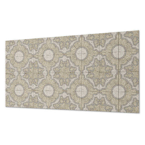 Panneau mural pvc Motif mosaïque avec des cercles