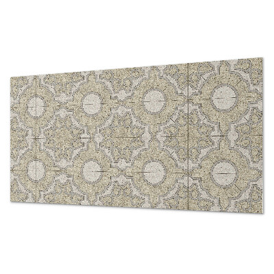 Panneau mural pvc Motif mosaïque avec des cercles