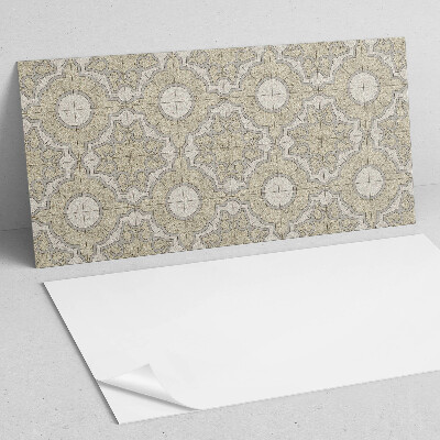 Panneau mural pvc Motif mosaïque avec des cercles