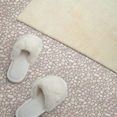 Panneau décoratif intérieur Motif de pierres sur le sol