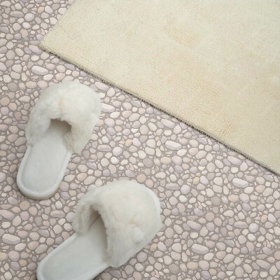 Panneau décoratif intérieur Motif de pierres sur le sol