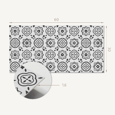 Panneau décoratif intérieur Motifs géométriques en carrés