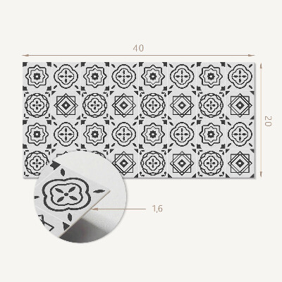 Panneau décoratif intérieur Motifs géométriques en carrés