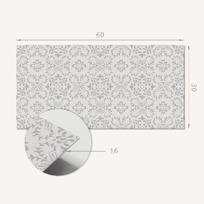 Panneau décoratif intérieur Motif floral avec détails