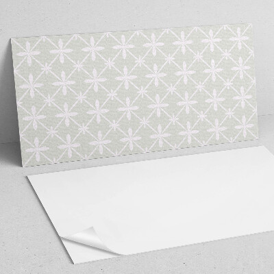 Panneau mural pvc Motif floral en maille