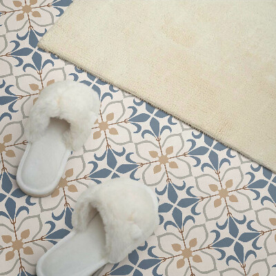 Revêtement mural intérieur Motif floral avec des feuilles