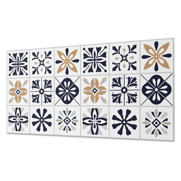 Panneau décoratif intérieur Motifs décoratifs dans les carreaux