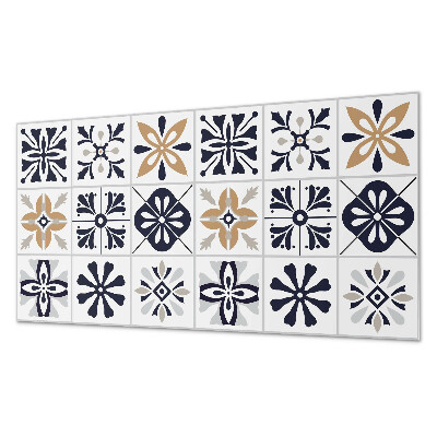 Panneau décoratif intérieur Motifs décoratifs dans les carreaux