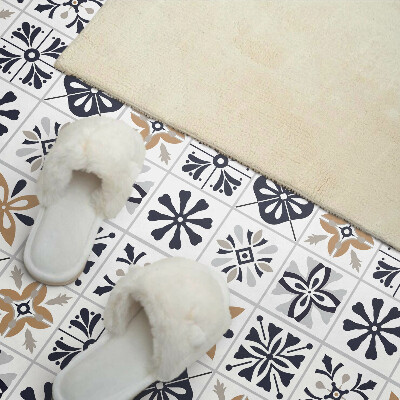 Panneau décoratif intérieur Motifs décoratifs dans les carreaux