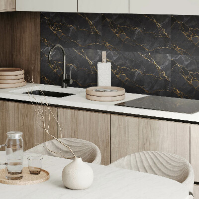 Panneau mural pvc Marbre élégant avec veines