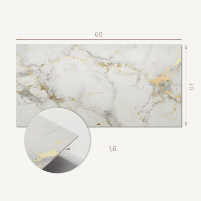 Panneau décoratif intérieur Motif de marbre élégant