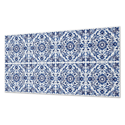 Panneau mural pvc Motif floral avec ornements