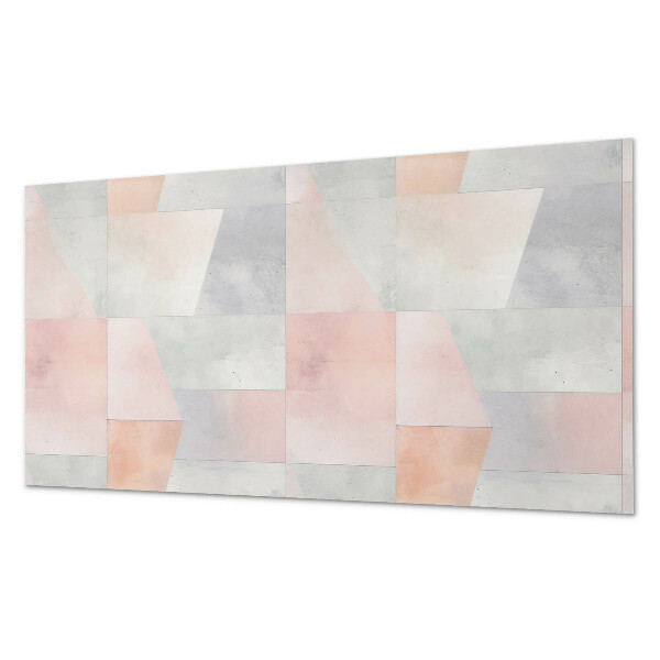 Panneau décoratif intérieur Géométrie aux pastels