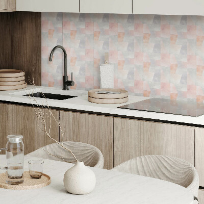 Panneau décoratif intérieur Géométrie aux pastels