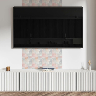 Panneau décoratif intérieur Géométrie aux pastels