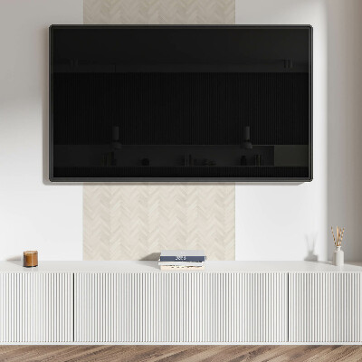Revêtement mural intérieur Motif à chevrons en bois