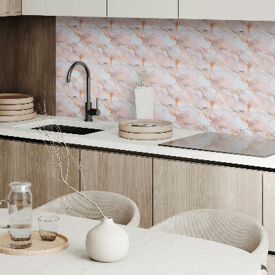 Panneau décoratif intérieur Motif en marbre avec des accents