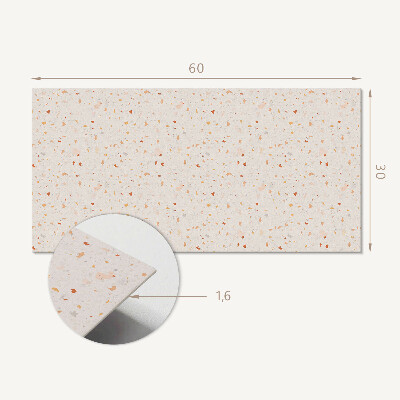 Panneau mural pvc Motif abstrait en terrazzo