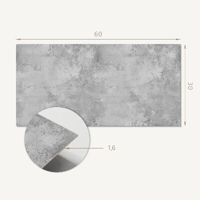 Panneau décoratif intérieur Texture de béton avec des rayures