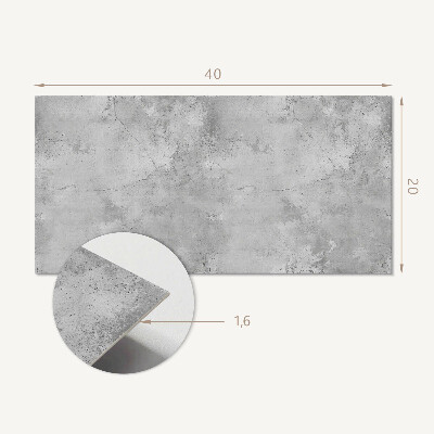 Panneau décoratif intérieur Texture de béton avec des rayures