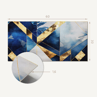 Panneau mural pvc Géométrie en nuances