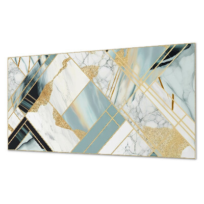 Panneau décoratif intérieur La géométrie des motifs en marbre