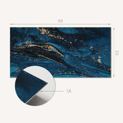 Revêtement mural intérieur Motif abstrait avec des vagues