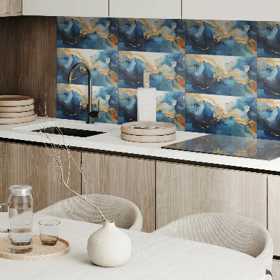 Panneau mural pvc Motif abstrait avec des vagues