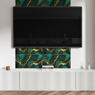 Panneau mural pvc Vagues de structure abstraite