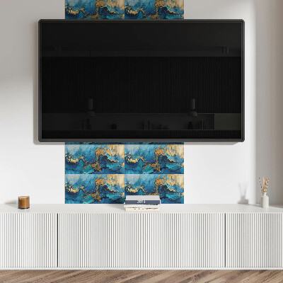 Revêtement mural intérieur Motif d'eau abstrait