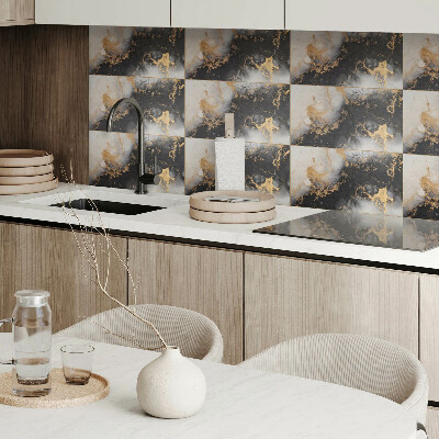 Panneau mural pvc Motif abstrait avec des taches