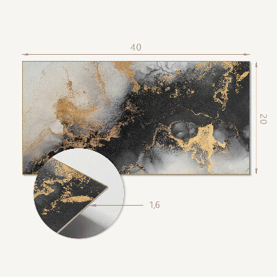 Panneau mural pvc Motif abstrait avec des taches