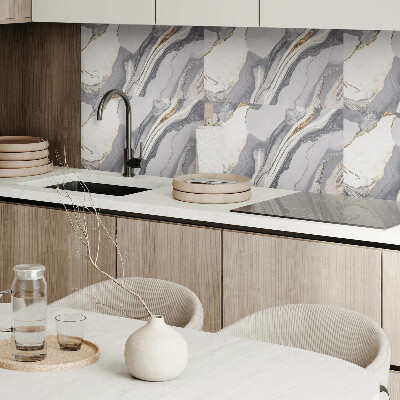 Panneau décoratif intérieur Ondes et veines abstraites