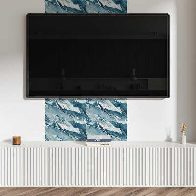 Panneau mural pvc Ondes abstraites en mouvement